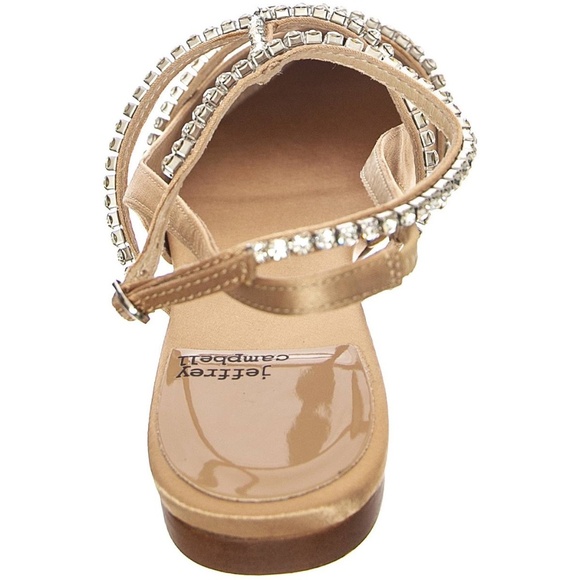 Jeffrey Campbell Pristina Natural Satin Flats - Picture 3 of 6